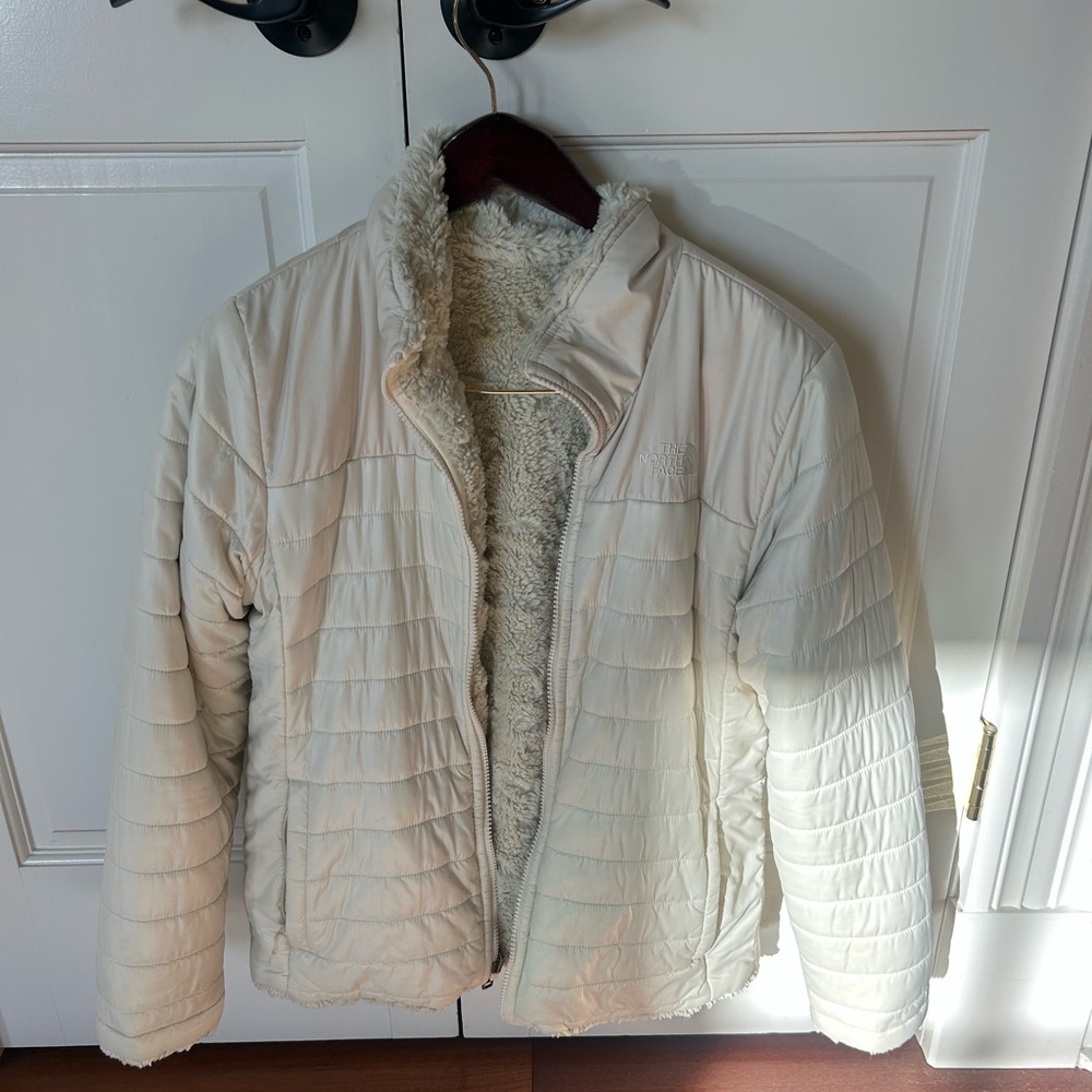 North Face Girls Reversible Mossbud Swirl Jacket
